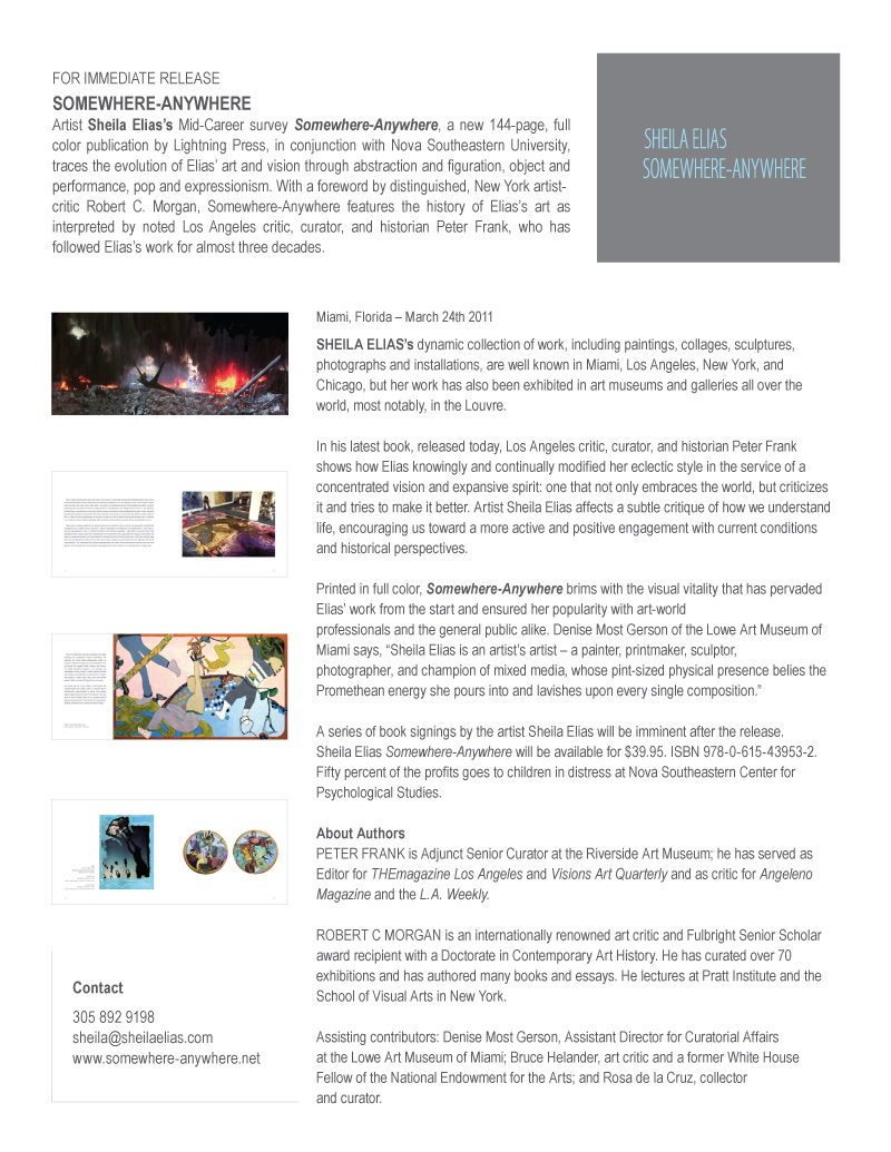 SheilaElias Somewhere-Anywhere - press release